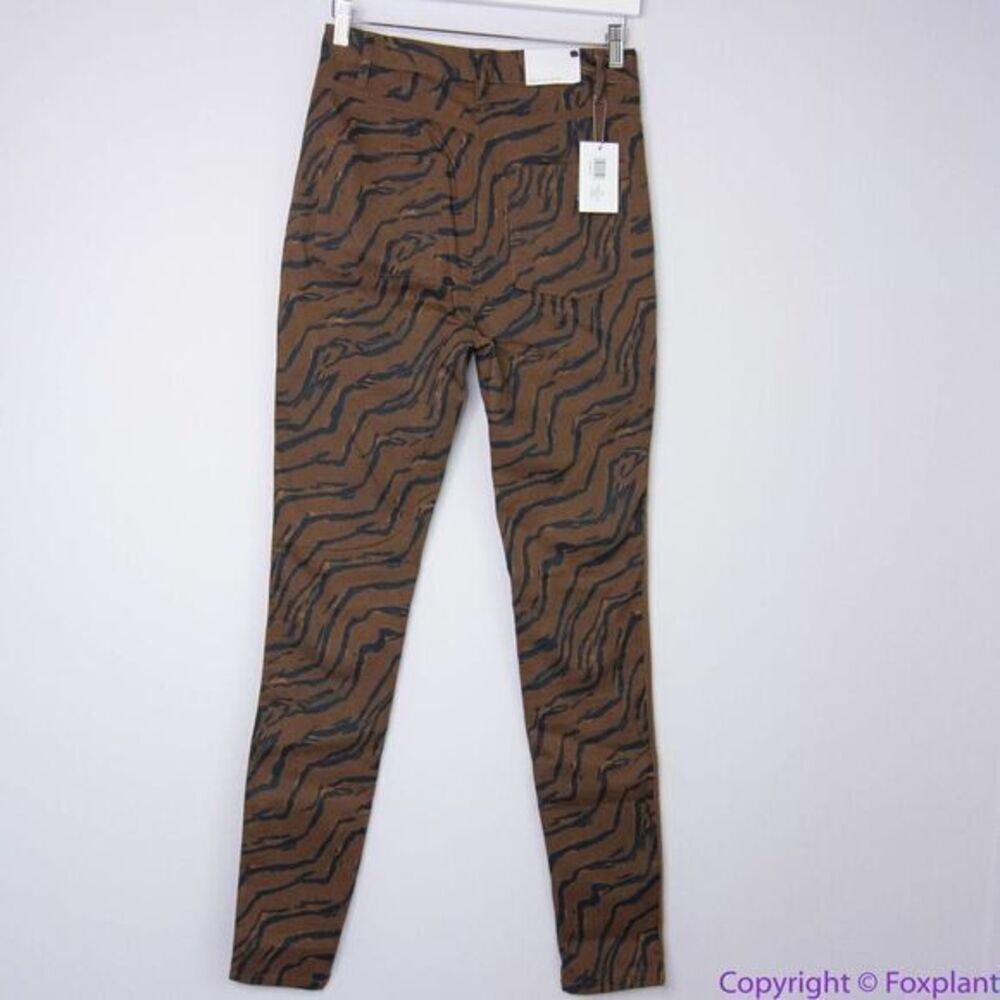 NEW WeWoreWhat Tiger Stripe Piped‎ Stiletto Slit The Icon Jeans, 29 - Picture 6 of 16